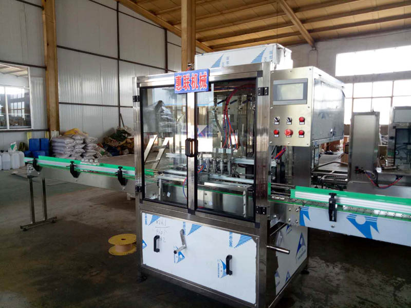 全自動6頭液體肥灌裝生產線